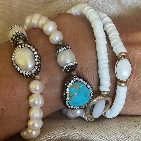 Set of 4 mixed bracelets - Picture 2 of 4